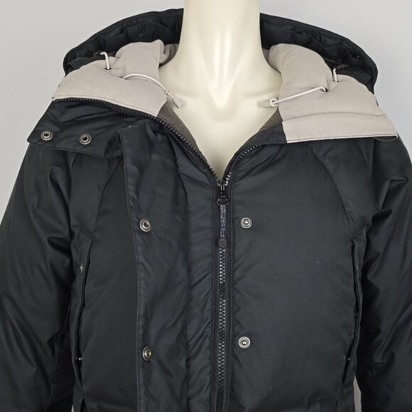 MEC Women's Black Premium Down Fill Parka Puffer Winter Hooded Coat Sz S - Picture 4 of 16